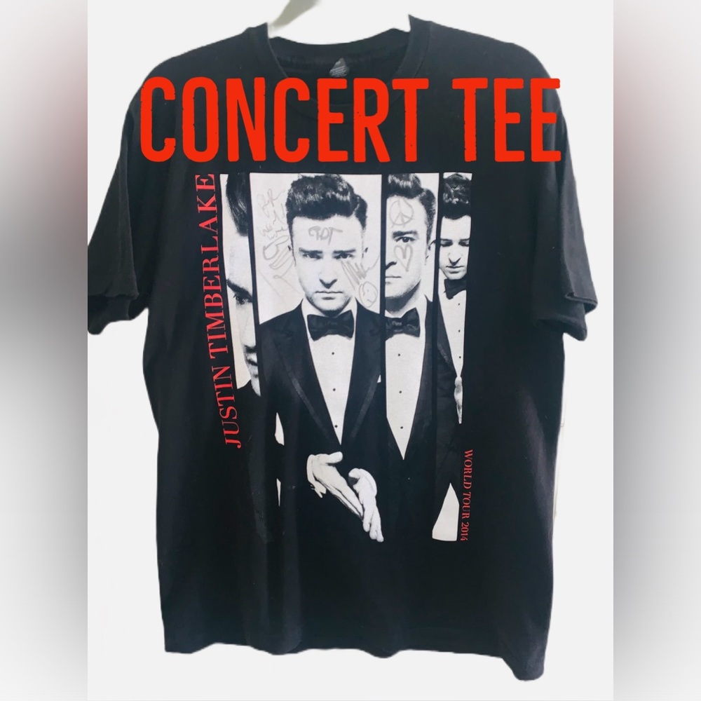 Concert T -Shirt Justin Timberlake 2014 World Tour-Large